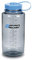 Nalgene Trinkflasche 'Weithals' - 1 L (Grau-Blau, mit Namensgravur, 1 Liter)