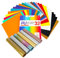 VEGIXO Heat Transfer Vinyl Sheets - Pack of 32 Pcs, 12x10 Iron on Vinyl for Cricut & Cricut Heat Press, HTV Vinyl is Easy to Cut & Weed, Design Your T-Shirts & Crafts with Vinyl