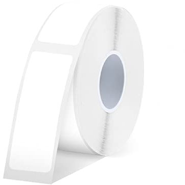 SUPVAN KATASYMBOL wasserfeste Endlos-Etikettenband 12 mm x 30 mm, 220 Etiketten/Rolle für E10 / E11 / E16 Etikettendrucker, Schwarz auf weiß