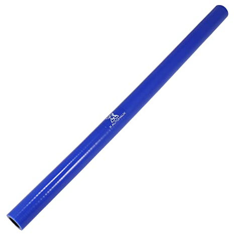 X AUTOHAUX 50cm Longitud 19mm ID Manguera Recta de Silicona de Refrigeración para Coche Azul