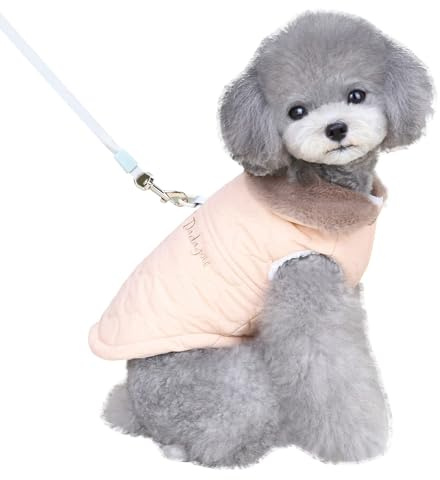 Izefia Abrigo de Perro Clima Frío Chaqueta de Lana Chaqueta de Invierno Abrigo de Perro