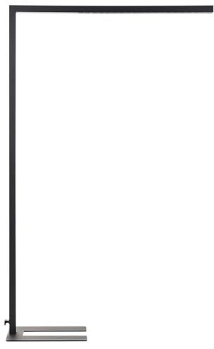 Beliani LED-Stehlampe Metall schwarz 194 cm Touch-Funktion dimmbar Bogenlampe Mensa
