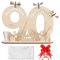 GoldRock Holzschild Gästebuch 90 Geburtstag Männer Frauen mit Geschenktasche&Schleife,Geschenk 90. Geburtstag Frau,Geschenke zum 90 Geburtstag Mann,Geburtstagskarte 90,Geldgeschenke Geburtstag Holz