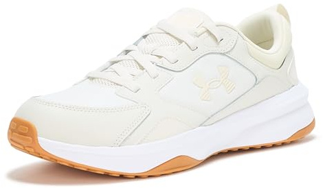 Under Armour mens Ua Charged Edge Sneaker, (114) White Quartz/Ivory Cushion/Ivory Dune, 12.5 UK