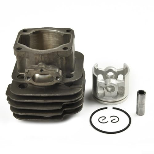Kit de piston cylindrique de 44 mm compatible avec tronçonneuse Dolmar 111 115 PS-52 Makits DCS520 DCS5200I facile à installer
