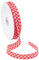 NBEADS 40 Yards Gingham Einfassband, 2cm Karo Geschenkband Kariertes Geschenkband Vichykaro Dekoband Polyester Kariertes Bänder für Paspelierungen Geschenkverpackungen, Rot