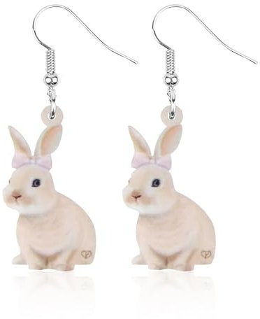 MAOSHYMS Oster Ohrringe,Osterohrringe für Mädchen,Ostern Ohrringe Ostern 0hrringe set Ostern Geschenke niedlich Charms für Damen Mädchen (farbig D)