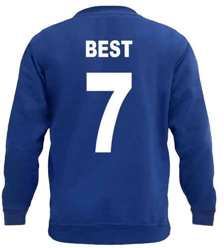 fan originals United 1968 European Colours Best 7 Sweatshirt Blue 3XL