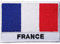 Französische Flagge, bestickt, zum Aufnähen oder Aufbügeln, für T-Shirts, Taschen, Hüte