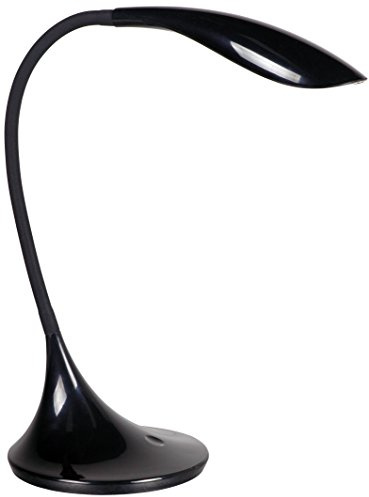 Lifemax Table Lamp for Reading, Crafting & Hobby Work – Dimmable, Bright, True Colour, Daylight LED Desk Light for Improved Focus & Reduced Eye Strain – Ideal Bedside Lamps/Desk Lamps Office (Black)