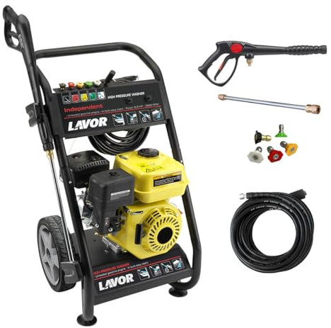 LAVOR Nettoyeur Haute Pression avec moteur à essence INDEPENDENT 2700 Pression 200 bar max Débit 600 l/h Moteur 6,5 HP
