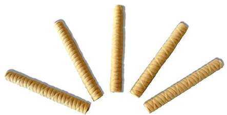Lot de 250 dosettes en forme de canneau, pour crème glacée et gâteaux, gaufrette, pour décoration de gâteaux