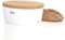 440s.de Brottopf aus Keramik mit Holzdeckel, ca. 30 x 23 x 13,5 cm | CON-03930000