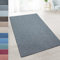 casa pura Teppich Läufer London - Meterware - Teppichläufer für Wohnzimmer, Flur, Küche - Flacher Schlingenflor (Dunkelgrau - 200x200 cm)