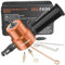 Dicfeos Coupe-tôle à double tête, accessoire de perceuse à grignoteuse polyvalent pour la coupe d Moyen Or