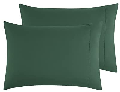 Empyrean Bedding Pillow Cases Standard Size - Soft Pillow Cases Queen - Standard Pillow Cases Set of 2 - Queen Pillow Cases Set of 2 - Queen Pillowcases Standard Size - Hunter Green
