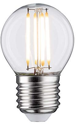 Paulmann LED Filament Tropfen, Ø 45 mm, 5W = 40W, E27, 470 lm, klar, 2700 K