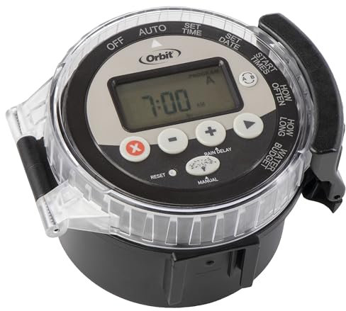 Orbit Batteriebetriebener Sprinkler-Timer, schwarz, 57865