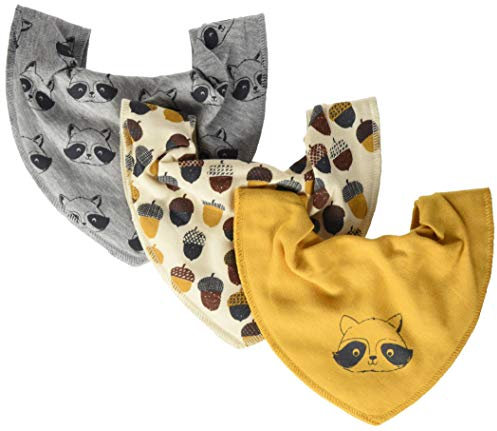 PIPPI Unisex Baby Bandana bib Uni Dreieckstücher, Mehrfarbig, One Size, 3er Pack