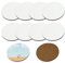 MR.R 10 Pièces Sublimation Blanks Round Cup MDF Coasters, Bois cru Dos Hardboard Coasters, Transfert de Chaleur Absorbant pour Les Boissons, Fournitures de fête et Bricolage Artisanal