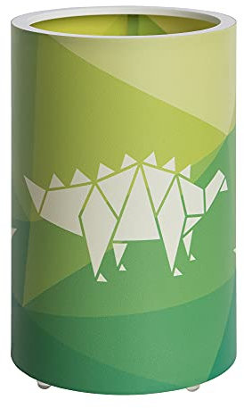 Elobra Kinderzimmerlampe Lampe für Kinder, Dino, Dinopoly, Dinosaurier Lampe, LED Tischlampe Nachttischlampe Schreibtischlampe Stimmungslicht für Kinderzimmer und Babyzimmer, grün