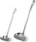 TOPBATHY Louche à Sauce En Acier Inoxydable Avec Bec Verseur, Ensemble De 2 CuillèRes à Sauce Et Soupe, IdéAl Pour RagoûTs, Salades, Desserts, 33.3 X 10.5 X 3 Cm