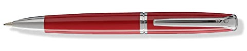 X47-Drehbleistift No.1, 0.5 mm Drehmechanik, edel, kurz: nur 10,5 cm, rot