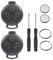 2 Stück 3 Tasten Schlüssel Fernbedienung Gehäuse für SMART 451 Fortwo Forfour Roadstar Kein Schlüsselrohling (Kein Schlüsselrohling Mit Batterie)