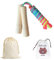 1 corda per saltare con 2 borse portaoggetti, corda per saltare con manico in legno, corda per saltare regolabile, corda per saltare colorata per bambini, adatta per sport e fitness (colore)