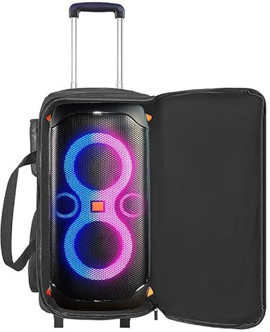 BeisDirect Case Bag for JBL PARTYBOX 110/100 Speaker Trolley Rolling Tote Bag Protective Cover Portable Party Speaker Bag Case with Retractable Pull Handle, Multifunctional Storage Bag