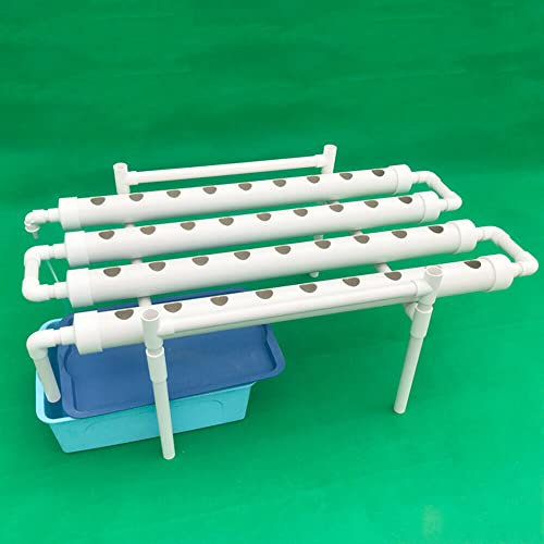 SOPERIT Kit de cultivo hidropónico 1 capa 36 plantas sistema de cultivo hidropónico Grow Kit 1 capa hidropónico Planta vegetal Garden Yard Sistema de riego para verduras de hoja