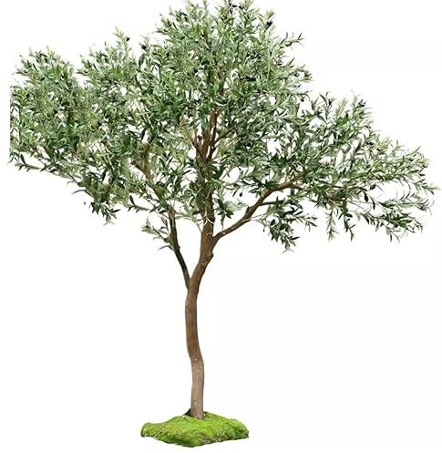 Künstlicher Baum, Künstliche Bäume, Künstlicher Olivenbaum - Künstlicher Olivenbaum for den Innenbereich als Dekoration for das Wohnzimmer, Große künstliche Pflanzen, Olivenbaum(Size:1.5mx1.2m)