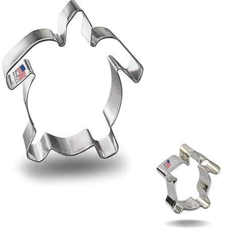 Emporte-pièce tortue de mer 2 pièces en tôle d'acier USA Foose