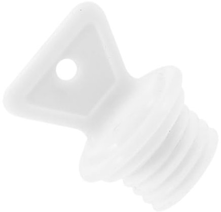 ORFOFE Hot Water Bottle Stopper, White, PP Material, Hot Water Bag Stopper, Therapeutic Thermal Compress