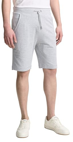 TOM TAILOR Herren Sweat Shorts mit detailliertem Kordelzug