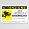 Pubblimania Cartello ATTENZIONE AREA VIDEOSORVEGLIATA ORIZZONTALE. Alluminio composito spessore 3 mm, per esterno/interno (Cm 15x20)