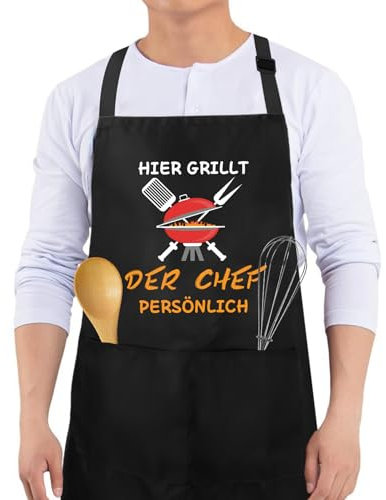 Vatertagsgeschenk für Papa,Grill Geschenke für Männer,Geschenke für Grillfans,Grillschürze für Männer,Grillschürze Mann,Kochschürze Herren Lustig,Grillmeister Schürze,Weihnachtsgeschenke für Männers