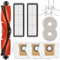 (12 Piezas) X20+ Kit De Accesorios Compatibles Con Xiaomi X20+/ X20 Plus/ 1S/ S20 Plus/ S20+/ X10+/ X20 Pro:1 Cepillo Giratorio, 4 Cepillos Laterales, 3 Bolsas Para El Polvo, 2 Filtros Hepa y 2 Mopas