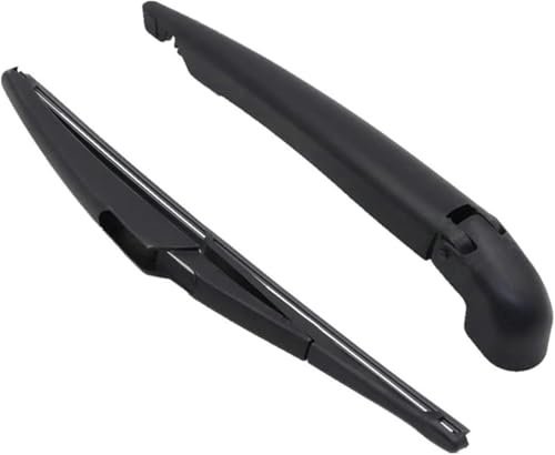 Brazo y escobilla de limpiaparabrisas trasero para Ford KA Mk2 Hatchback 2009-2011, conjunto de limpiaparabrisas trasero de goma ABS.