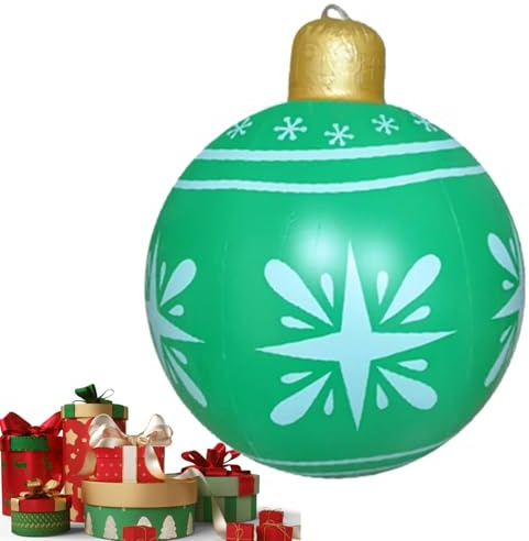 Inflables Esféricos - Decoración Navideña Grande Inflable para Exteriores,Navideña Grande De PVC para Árbol - Exhibición En Árboles De Vacaciones