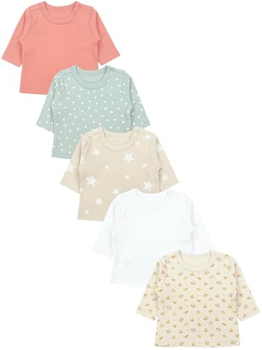TupTam Baby Mädchen Langarmshirt 5er Set