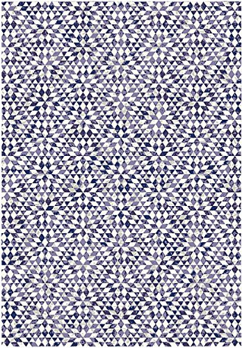 ASPECT Kaleido Vintage Geometric Pattern Area Rug, Polyester, Purple, 120x170cm