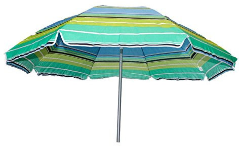 Solmar - Sombrilla de poliéster de 2 Metros Verde Multicolor