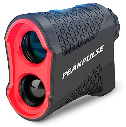 PeakPulse Telemetro Golf 600 metri Telemetro con compensazione pendenza, blocco bandiera, ingrandimento 6X, misurazione continua, misurazione della distanza, 3 modalità, perfetto per il golfista