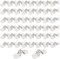 HO2NLE 50 Stücke Rohrschelle 8mm Edelstahl U-Typ Befestigungsschelle Rohrschellen Klemme Schlauchschellen für Gasrohre Wasserrohre Rohren und Kabeln