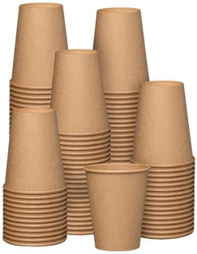 Comfy Package [Pack De 100] 360 ml - 12 oz. Gobelets à café en papier kraft de - non blanchis