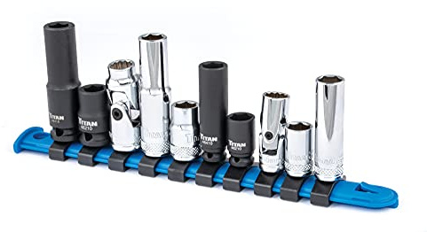 Titan - 10 Pc. 1/4 in. and 3/8 in. Dr. 10 Mm Socket Set (68660)
