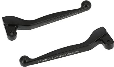 ZT-Tuning Set: Handhebel Schwarz mit ABE, Brems- und Kupplungshebel Aluminium massiv - für Simson S51, S53, S70, S83, SR50, KR51/2 Schwalbe