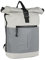 New Rebels Bowie New York Hellgrau 21L Rucksack Rolltop Reflektion Wasserabweisend Laptop 15.6
