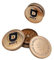 DUFT No1 Herb Grinder Spice Plastic 60mm Shark Teeth Storage Magnetic 3 Part (Rose Gold)